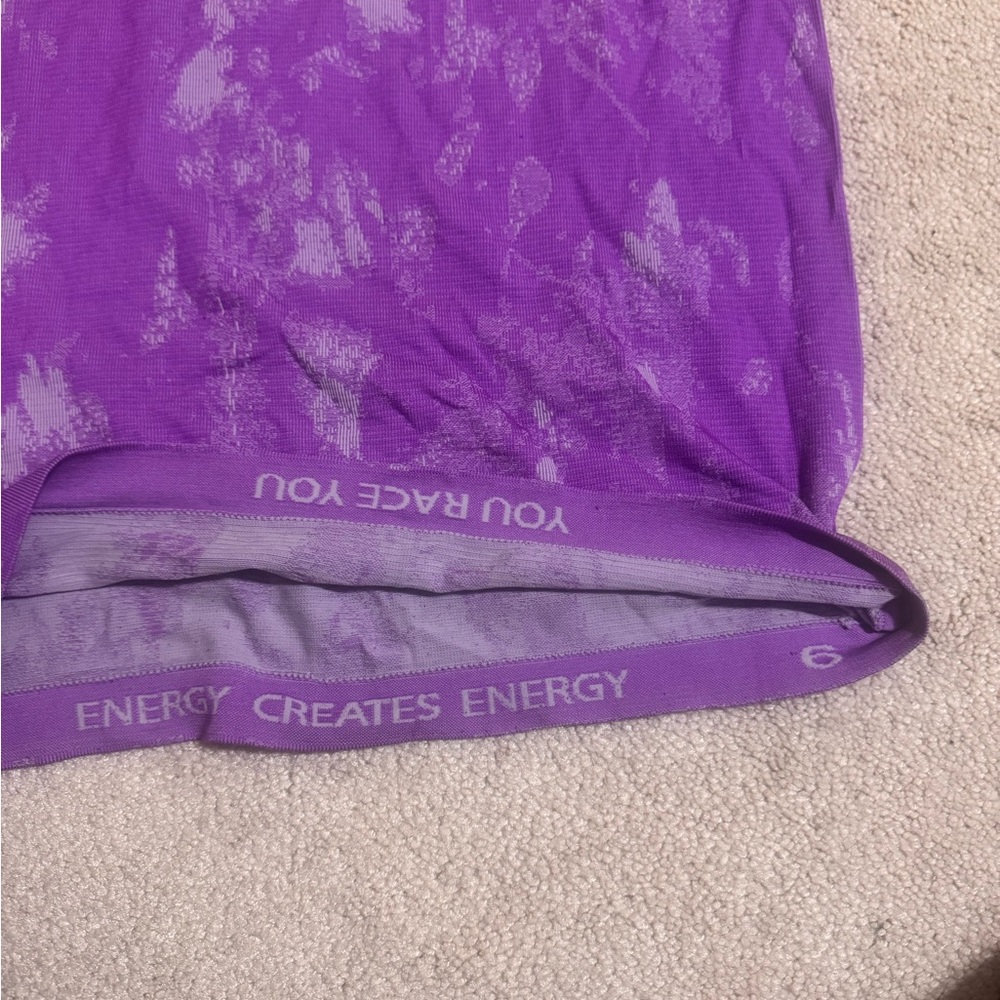 Lululemon Shadow Bloom Moonlit Magenta / Faint Lavender Swiftly Shirt - Picture 7 of 11
